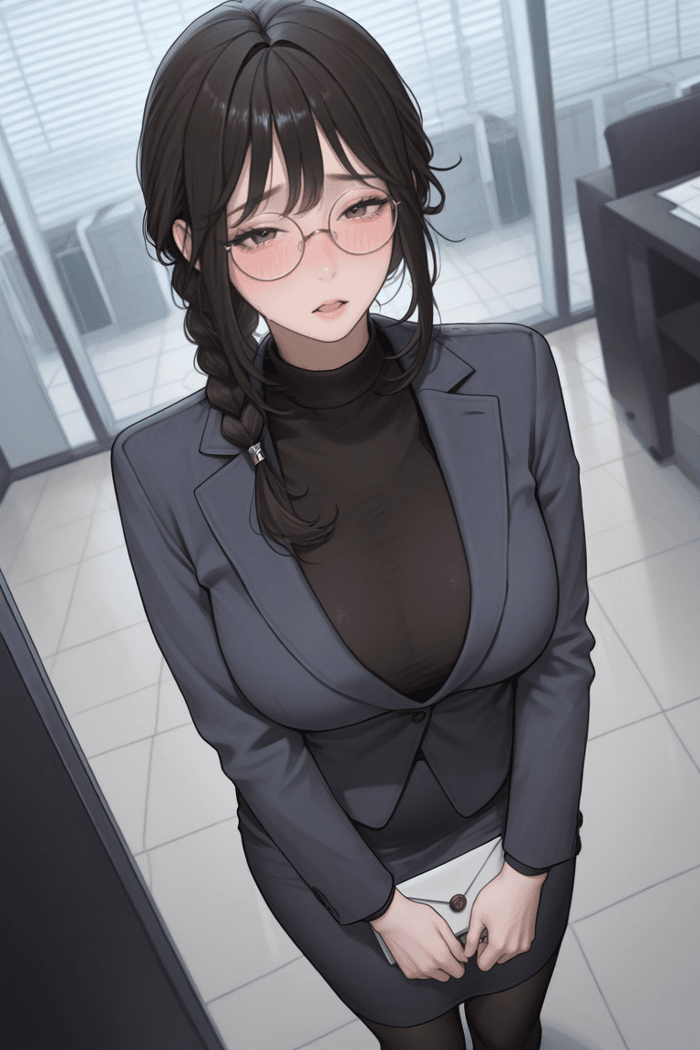 那个笨手笨脚的巨乳员工樱井桃奈角色立绘