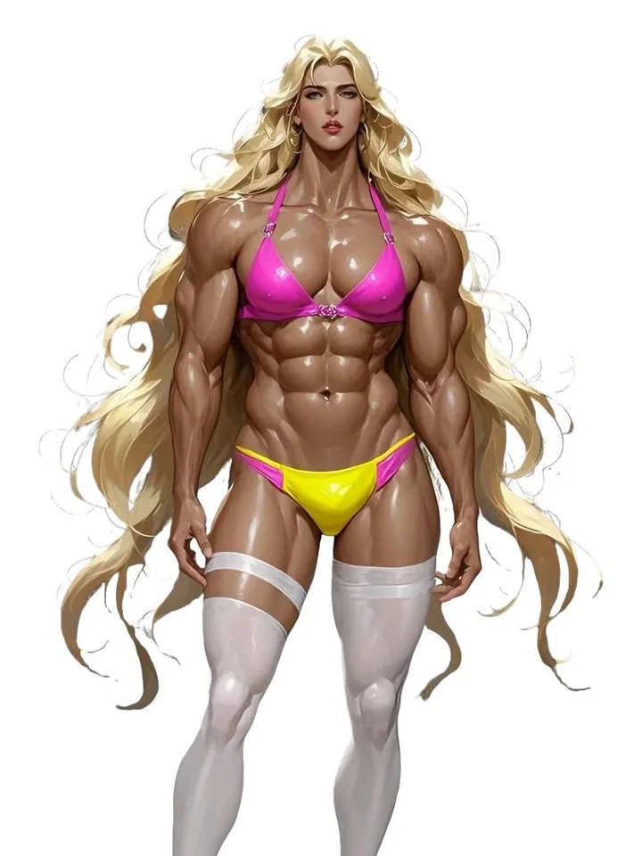 夜路被盯上的巨乳肥臀健身教练角色立绘